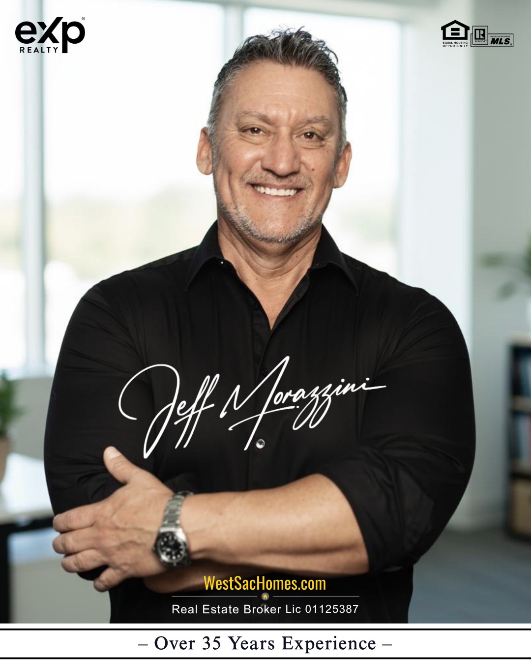 Jeff Morazzini, Real Estate Broker with over 35 years experience